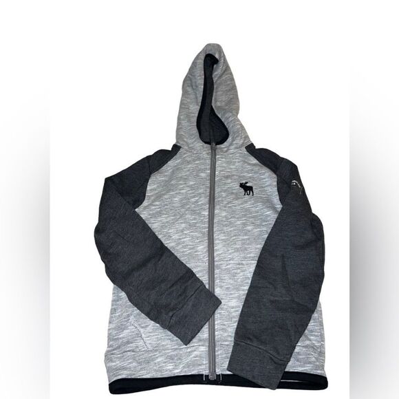 abercrombie kids Other - Abercrombie Kids two tone grey full zip hoodie size 8/10